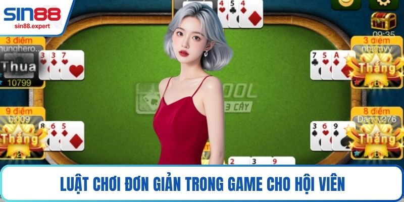 Luật chơi đơn giản trong game cho hội viên